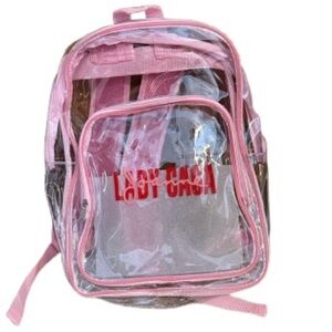 NEW Lady Gaga Joanne Concert backpack Pink see-through tote use now/collect.